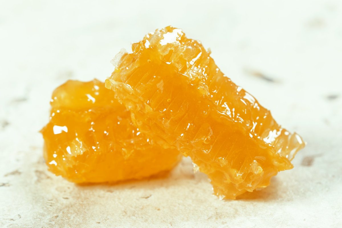 Amber cannabis concentrate